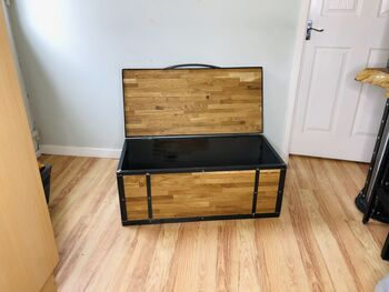 Handcrafted Oak Storage Box, 4 of 8