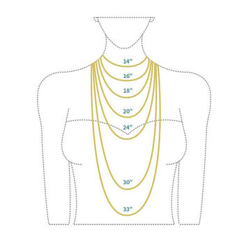 Sterling Silver Chain With Three 9ct Solid Gold Beads, 5 of 5