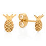 Pineapple Stud Earrings, thumbnail 1 of 3