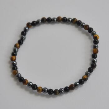 Dainty Protection Crystal Bead Bracelet, 2 of 5