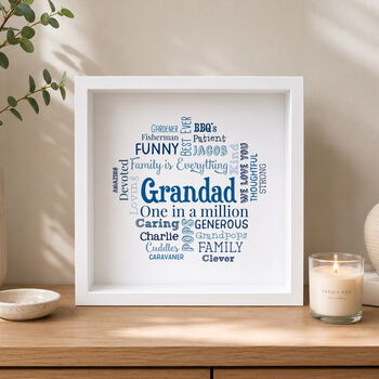 Personalised Word Art Print For Him, 7 of 10