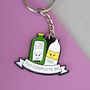 'You Complete Me' Gin Keyring For Partner, thumbnail 4 of 6