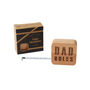 Oak Wooden 'Dad Rules' Square Tape Measure, thumbnail 1 of 4