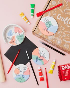 The Botanical Clay Coasters Kit, 5 of 5