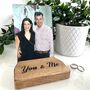 Personalised Carved Wooden Photo Holder, thumbnail 4 of 12