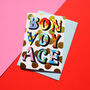 Bon Voyage Gold Foiled Card, thumbnail 1 of 4