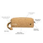 Personalised Cork Leather Wash Bag, thumbnail 3 of 7