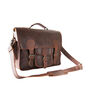 Personalised Leather Harvard Satchel, thumbnail 5 of 12