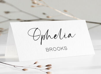 Personalised Wedding Guest Place Cards, 3 of 4