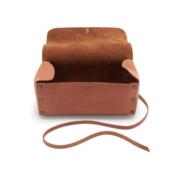 Ruxley Leather Roll Up Wash Bag, 6 of 7