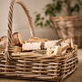 Katoro Wicker Log Basket With Handle, thumbnail 2 of 4
