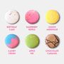 Engagement Congratulations Iced Biscuits And Macarons Hamper Gift, thumbnail 6 of 6