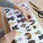 Party Dog Wrapping Paper, thumbnail 2 of 2