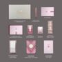 Pink And Burgundy Stationery Box, thumbnail 10 of 11