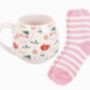 Sugarplum Christmas Mug And Cosy Socks Gift Set, thumbnail 3 of 4