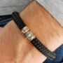 Personalised Paracord Copper And Silver Men's Bracelet, thumbnail 1 of 6