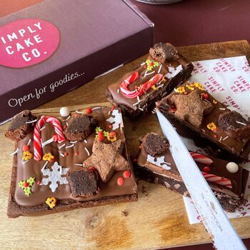 Vegan Christmas Sharing Brownie, 5 of 9