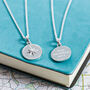 Sterling Silver North Star Compass Necklace, thumbnail 1 of 5