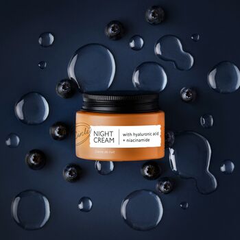 Vegan Night Cream With Niacinamide + Hyaluronic Acid, 5 of 7