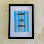 Stripe Hand Printed Repurposed Linen Wall Hanging Print, thumbnail 7 of 7