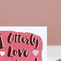 Funny Otter Valentine's Card, thumbnail 5 of 7