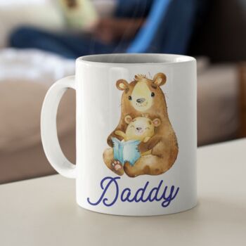 Daddy Reading Personalised Mug, 3 of 3