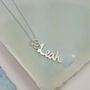 Personalised Silver Name Charm Necklace, thumbnail 2 of 4