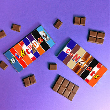 Novelty Message Chocolate Bars, 6 of 8