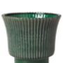 Large Emerald Ribbed Planter In Two Sizes, thumbnail 2 of 2