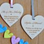 Personalised Message Wooden Heart, thumbnail 2 of 6