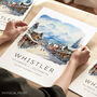 Canada Ski Print Of Whistler, thumbnail 1 of 7