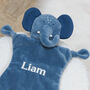Personalised Trixie Mrs Elephant Baby Comforter, thumbnail 2 of 6