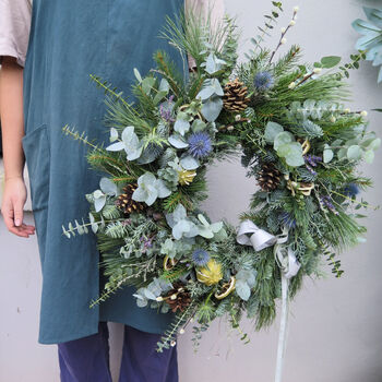 Christmas Time Fresh Foliage Wreath, 6 of 7