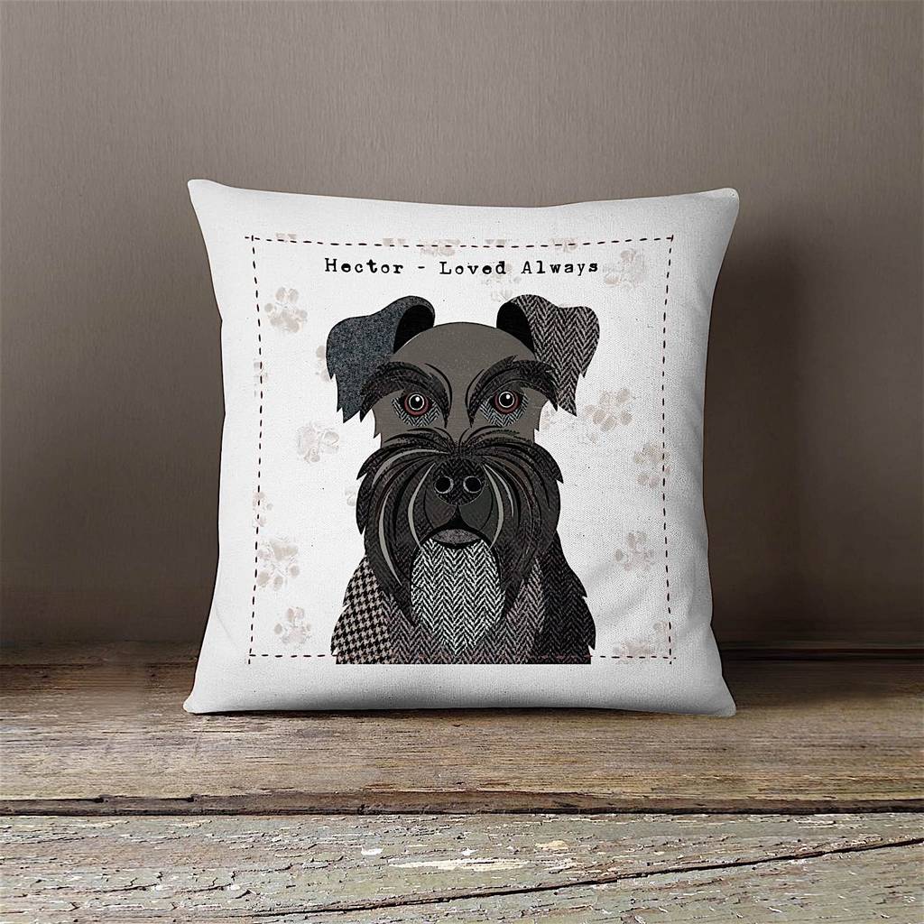 schnauzer cushion