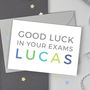 Personalised Good Luck In Your Exams Card, thumbnail 3 of 3