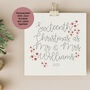 Personalised Years Married Script Christmas Card, thumbnail 2 of 2