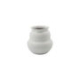 Juno Handmade Small White China Vase, thumbnail 5 of 5