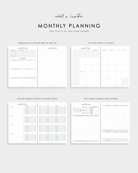 2026 Weekly Life Planner | Black, 4 of 6
