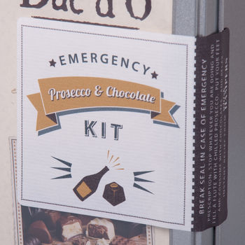 Emergency Prosecco And Chocolate Kit, 4 of 5