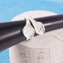 Sterling Silver Calla Lily Wrap A Round Ring, thumbnail 4 of 6