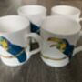 Toucan Print Illustrated Mug Sets Of Two, Four Or Six, thumbnail 4 of 6