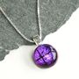 Purple Glass Necklace, thumbnail 2 of 12