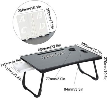 Portable Laptop Stand Bed Tray, 2 of 7