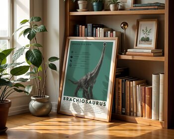 Brachiosaurus | Dinosaur Art Print, 5 of 8