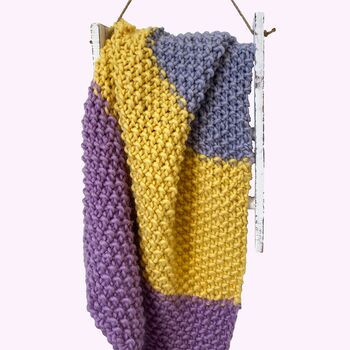 'Oh Baby' Blanket Easy Knitting Kit, 4 of 7