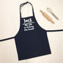 'Licking The Bowl' Personalised Kids Apron, thumbnail 6 of 7
