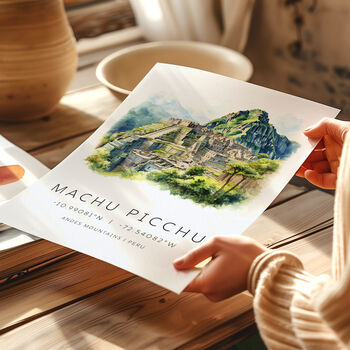 Machu Picchu South America Travel Print, 4 of 7