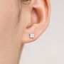 Retro Game Block Stud Earrings, thumbnail 5 of 12