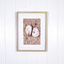 A4 Wedding Vows Shell Print, thumbnail 2 of 3