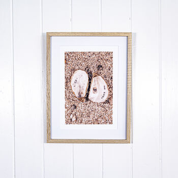 A4 Wedding Vows Shell Print, 2 of 3